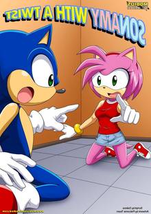 Sonic and Amy with a Twist